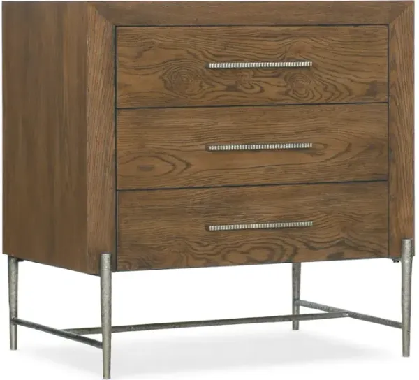 Chapman Three-Drawer Nightstand