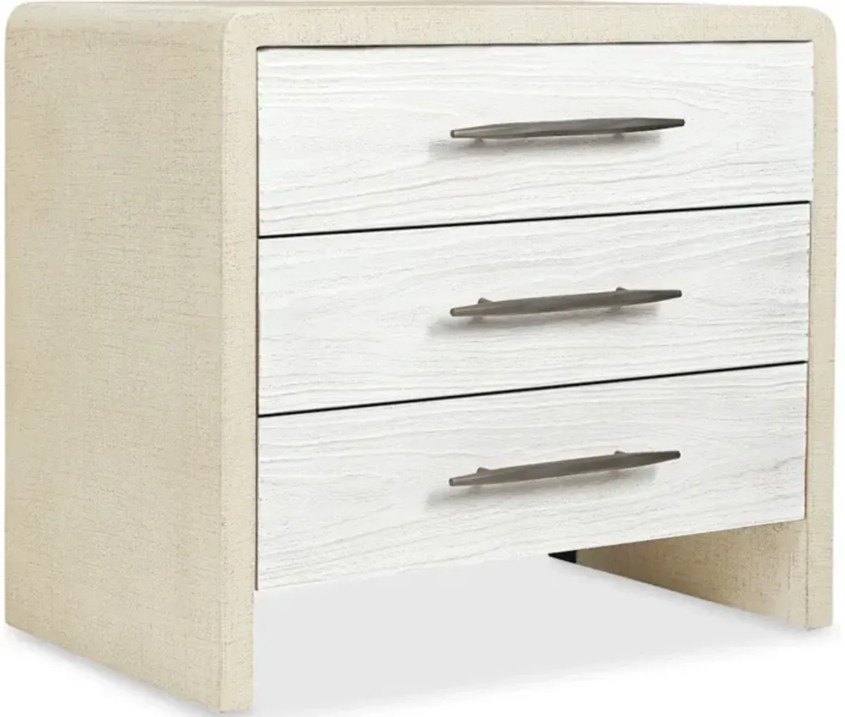 Cascade Three-Drawer Nightstand