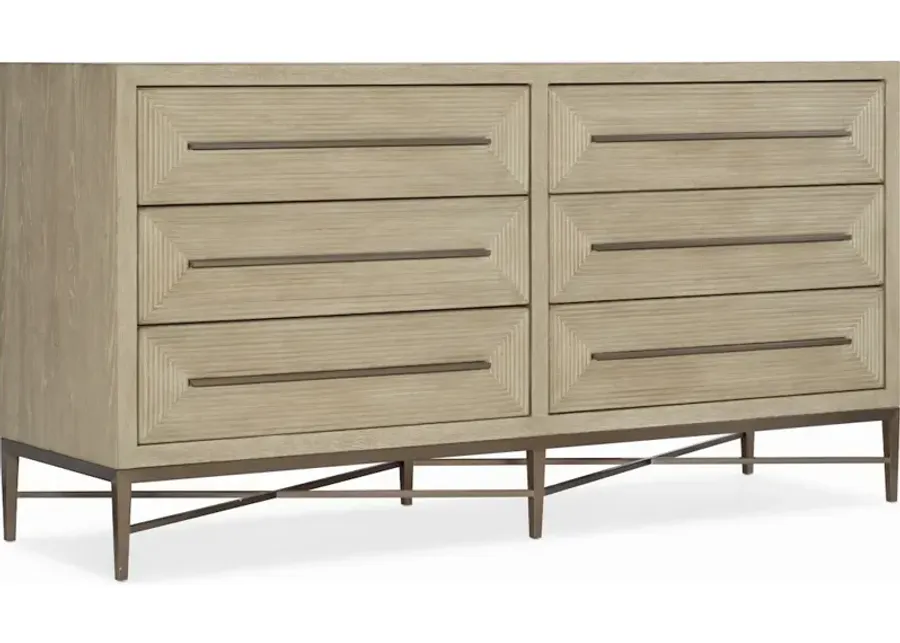 Cascade Six-Drawer Dresser