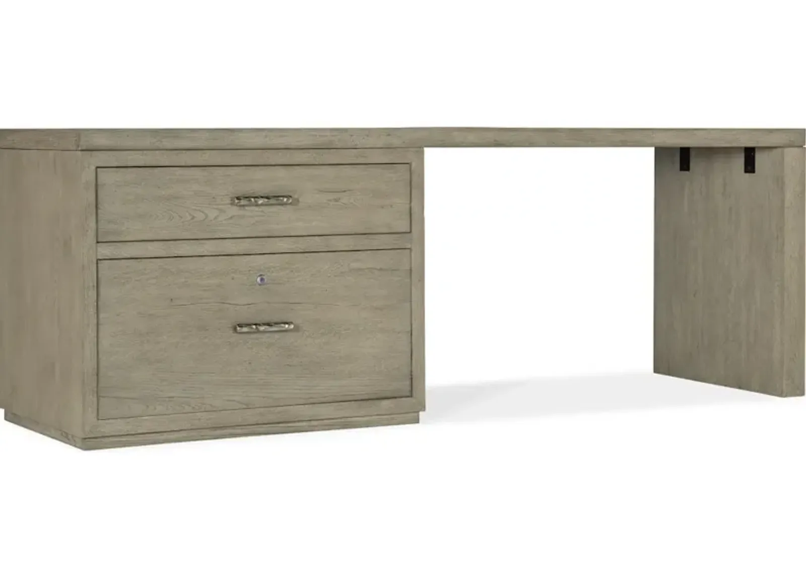 Linville Falls Desk - 84in Top-Lateral File and Leg