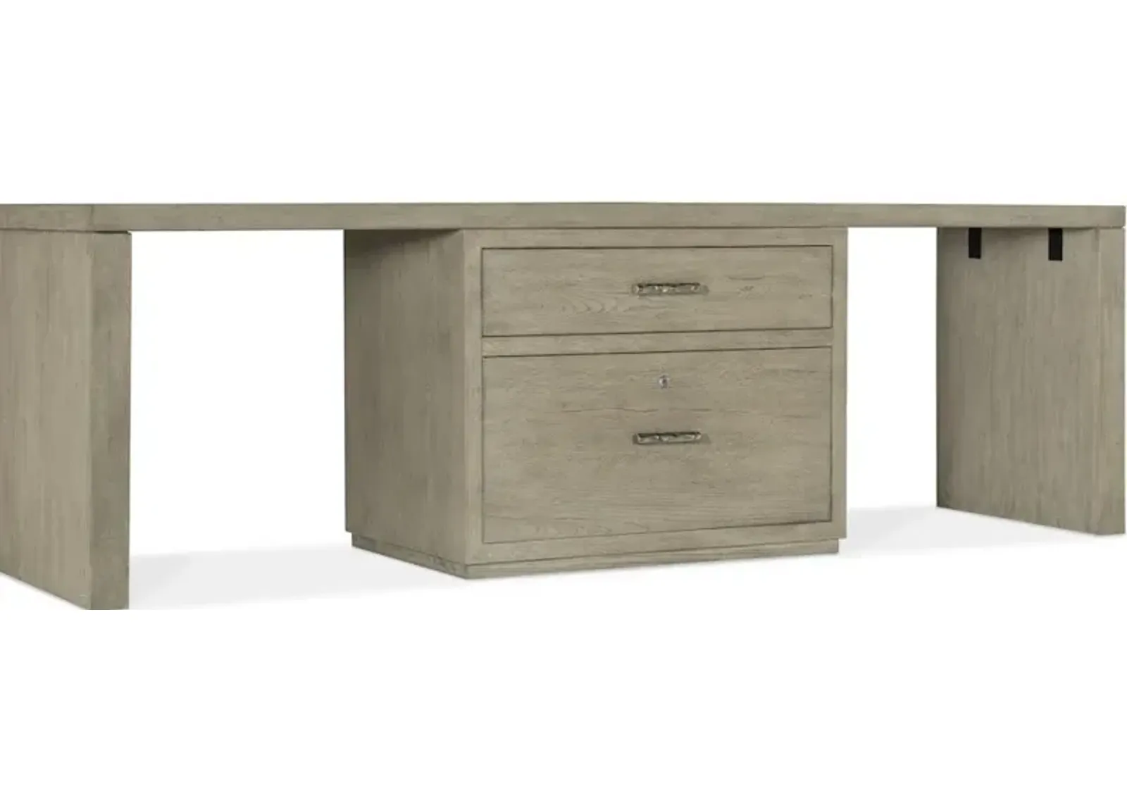 Linville Falls Desk - 96in Top-Lateral File and 2 Legs