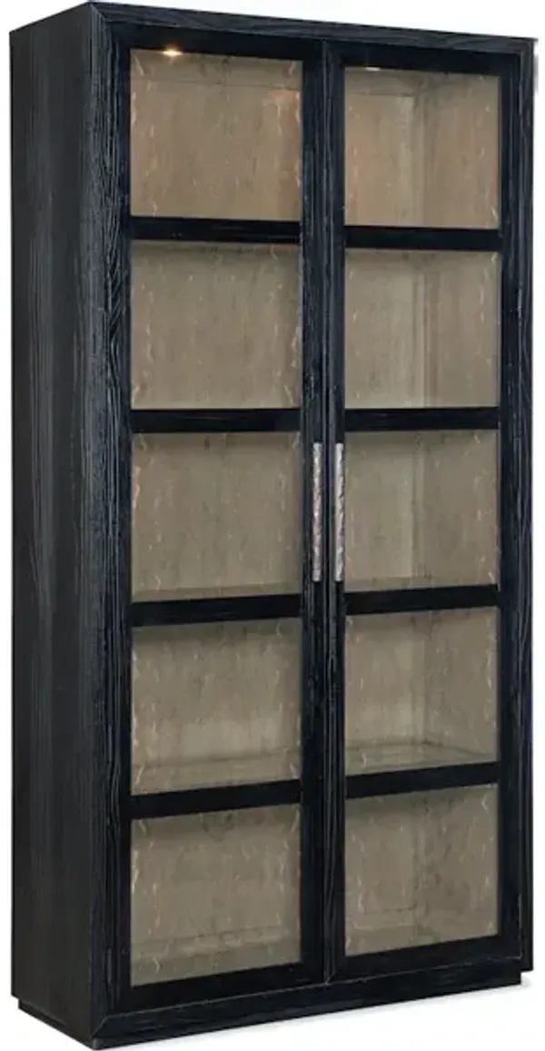 Linville Falls Shou Sugi Ban Curio Cabinet