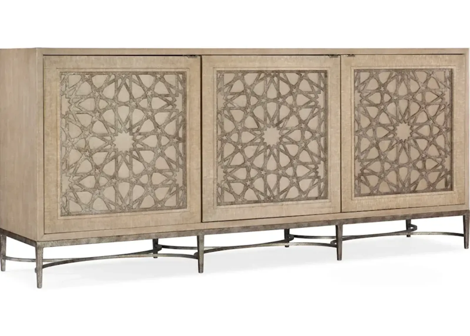 Melange Suzani Three Door Entertainment Console