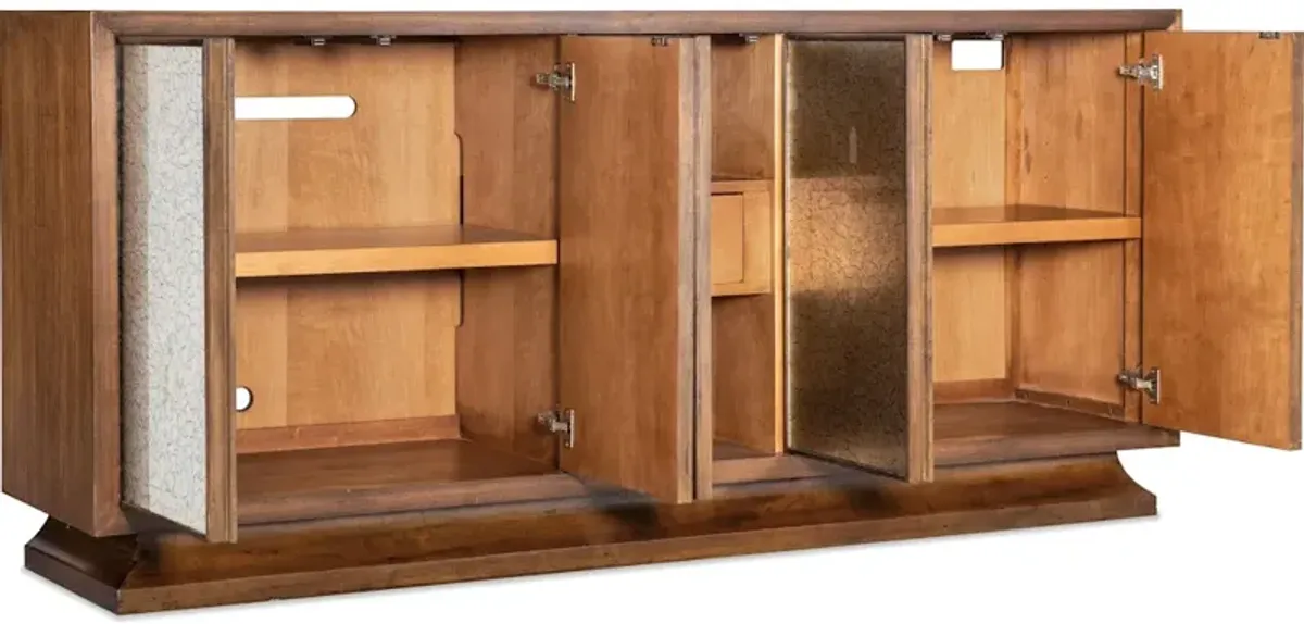 Melange Lloyds Leopard Entertainment Credenza