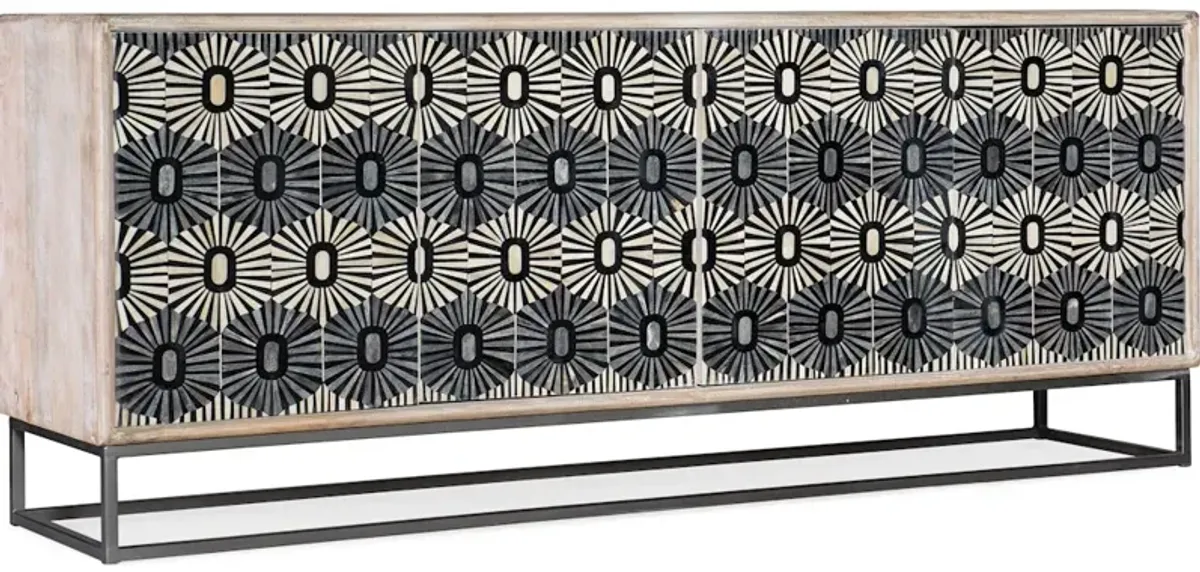 Melange Whitmore Four Door Credenza