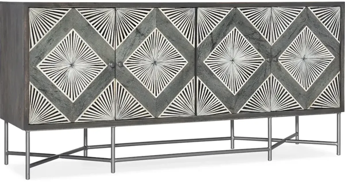 Melange Hawthorne Four Door Credenza