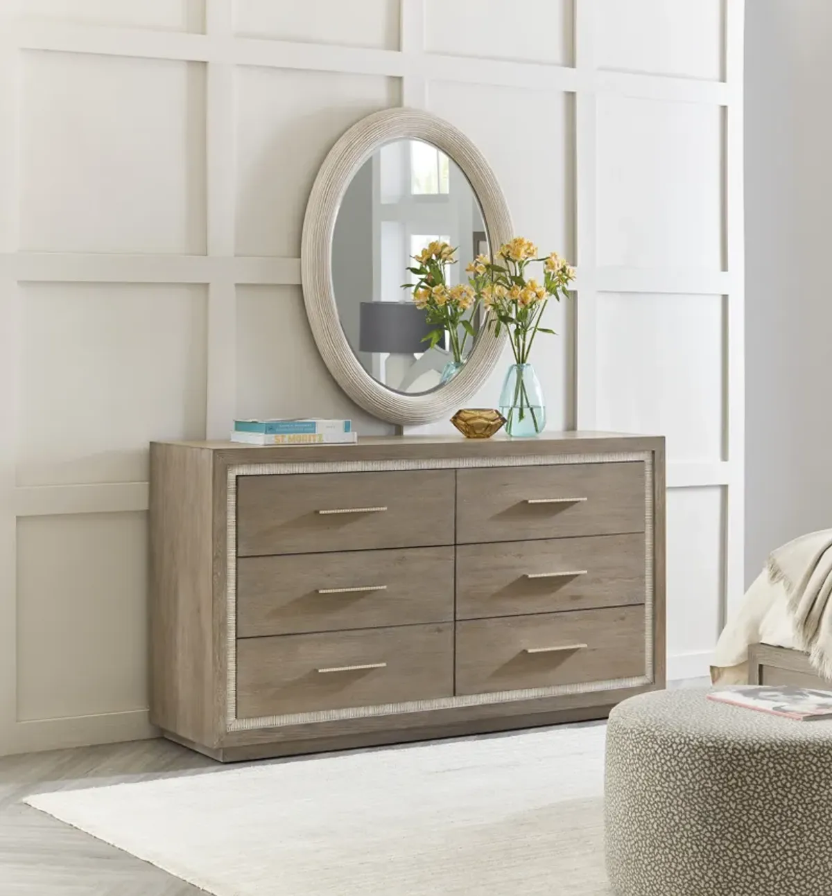 Serenity Amelia Oval Mirror
