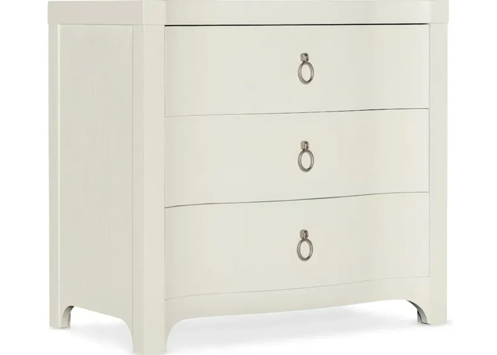 Serenity Antigua Three Drawer Nightstand