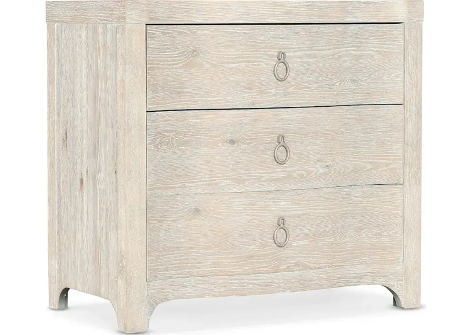 Serenity Antigua Three Drawer Nightstand