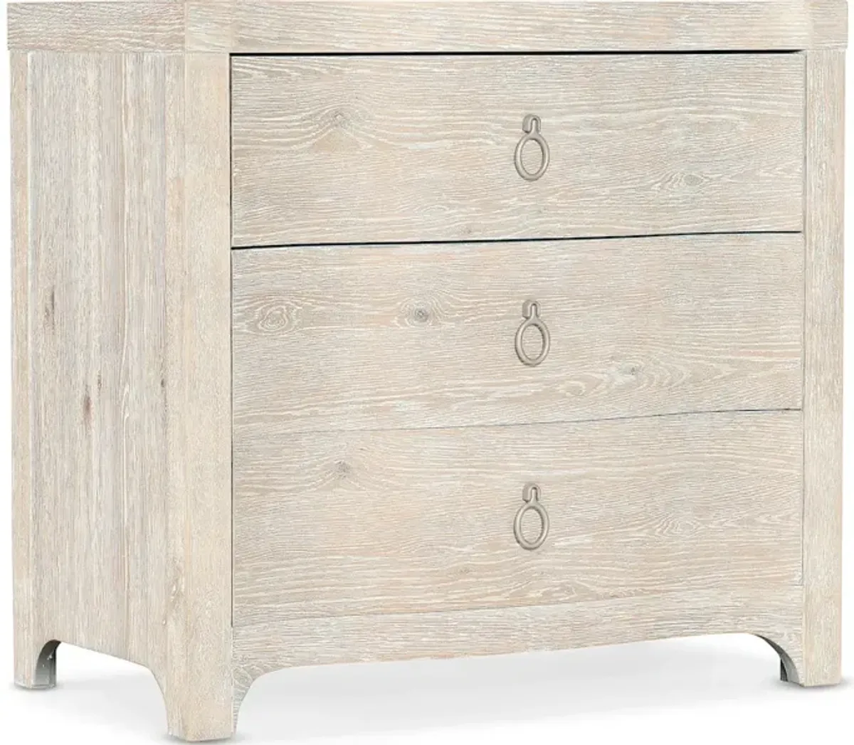 Serenity Antigua Three Drawer Nightstand