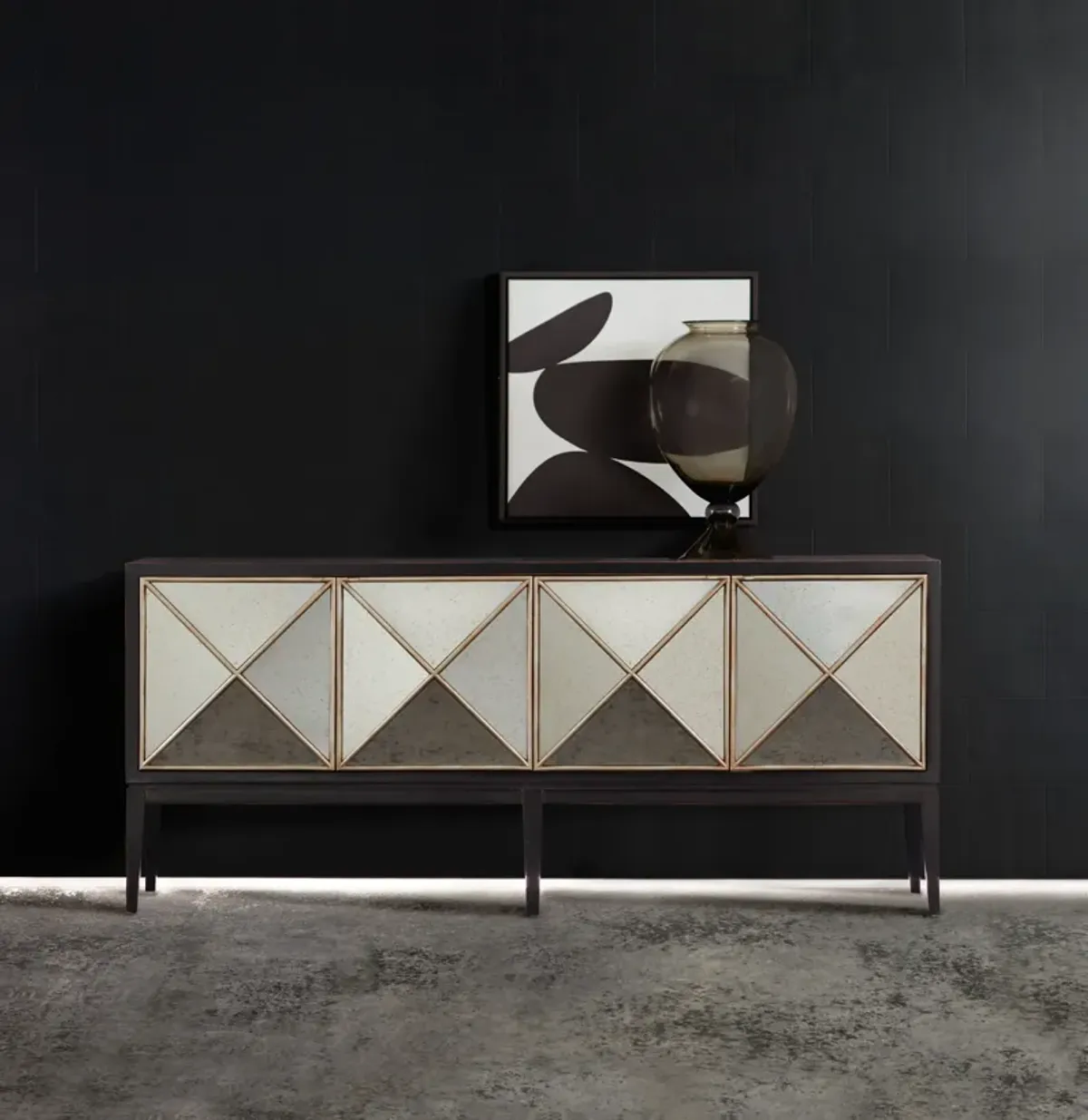 Melange Jova Four-Door Credenza