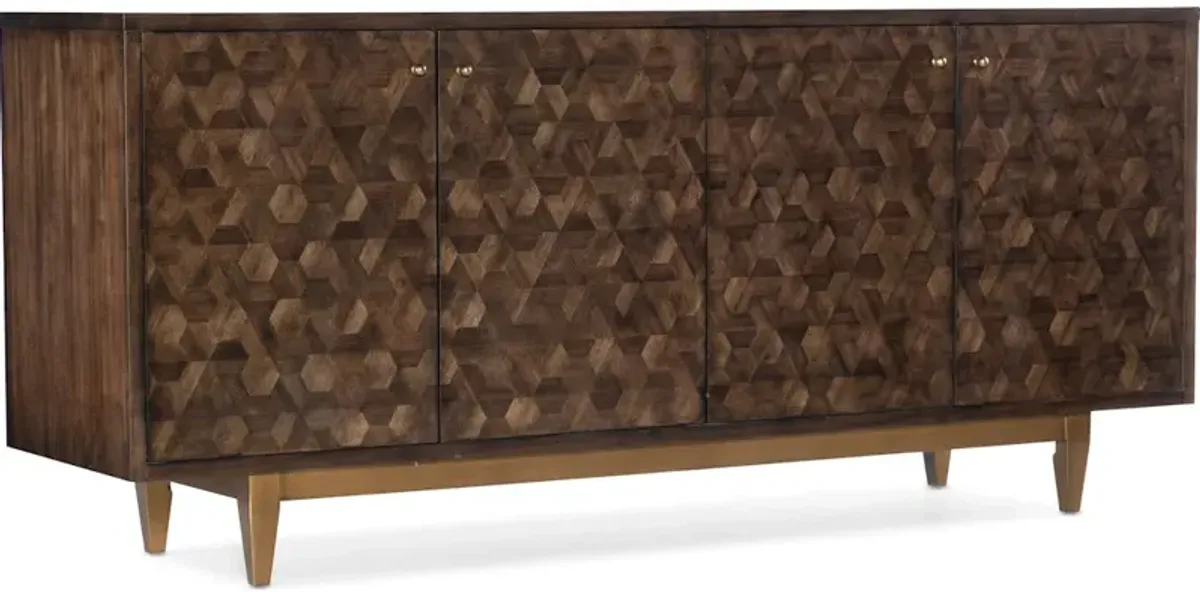 Melange Alpine Four-Door Credenza