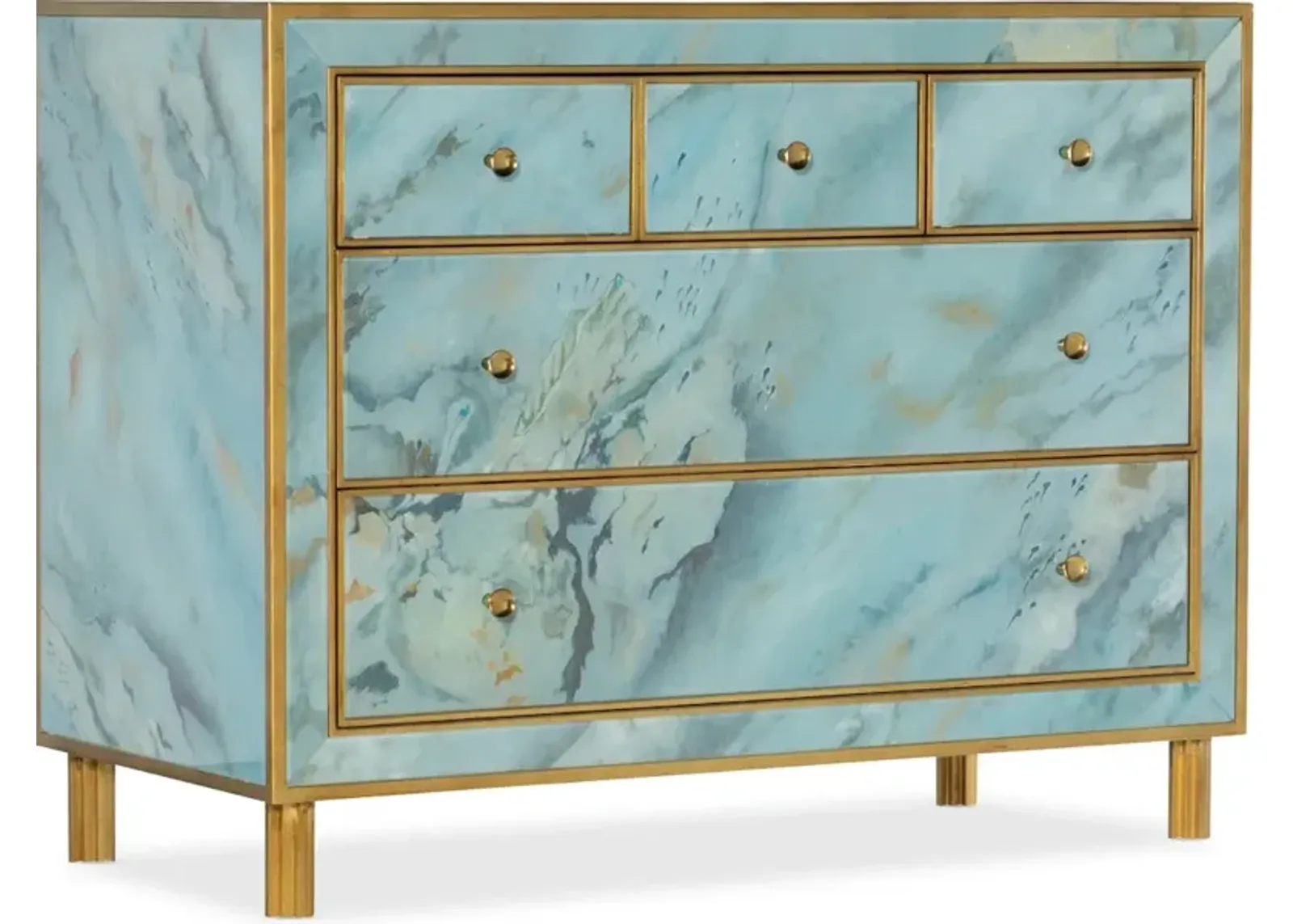 Melange Sorrell Five-Drawer Chest