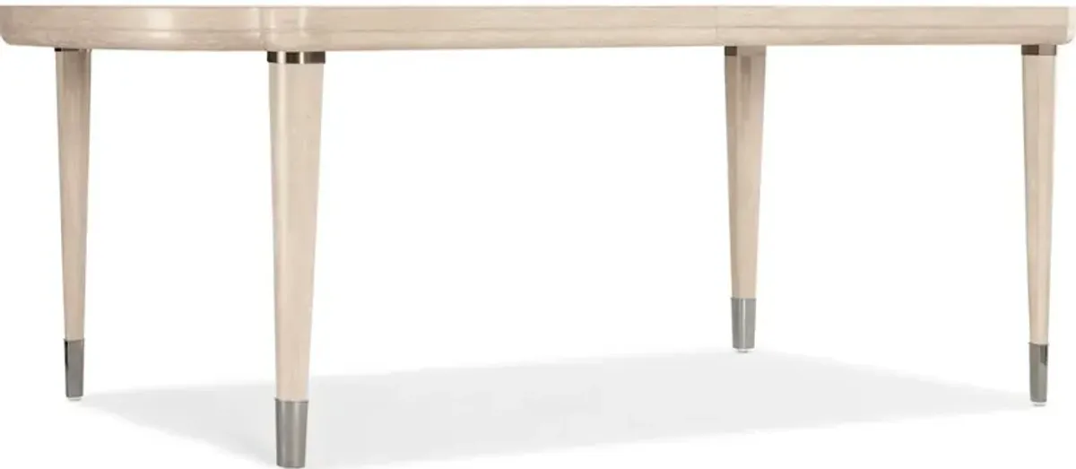 Nouveau Chic Rectangle Dining Table w/1-22in Leaf