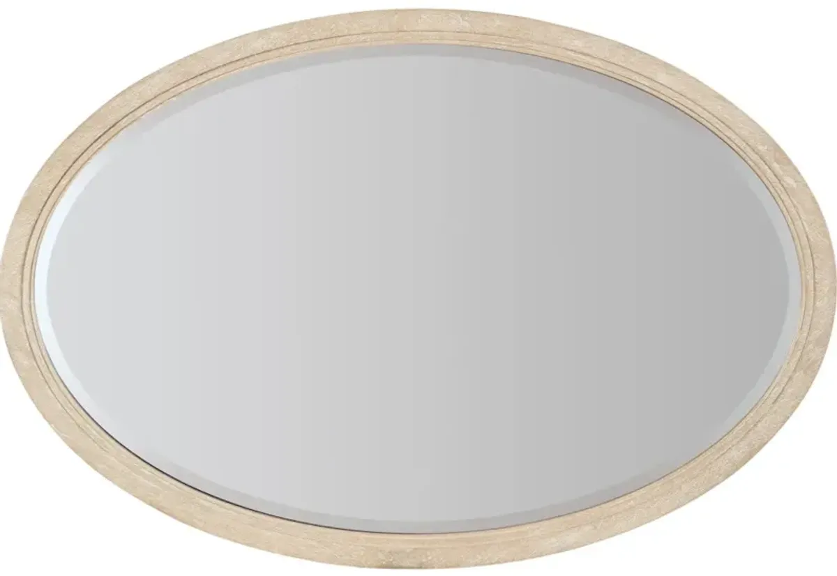 Nouveau Chic Oval Mirror