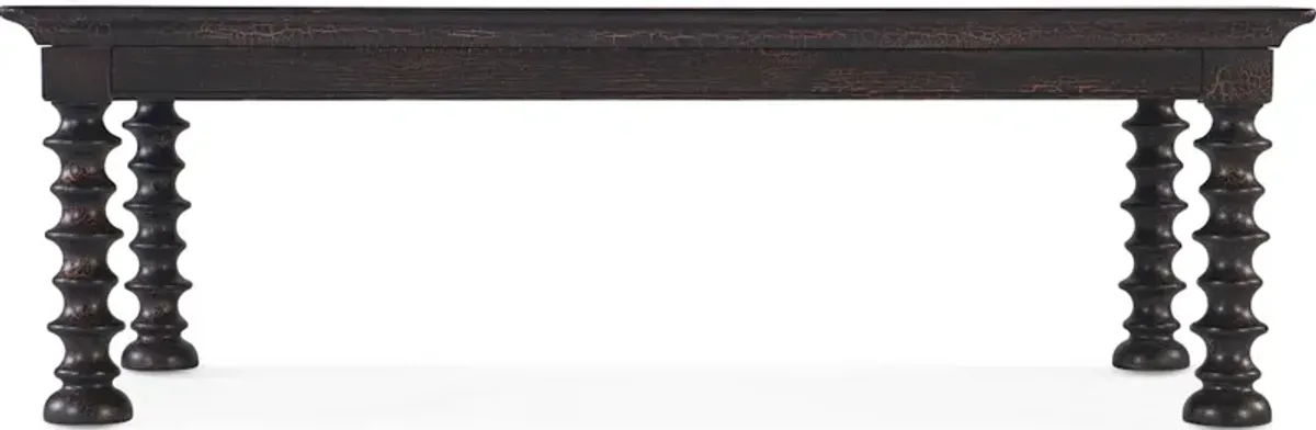 Big Sky Turned Leg Cocktail Table