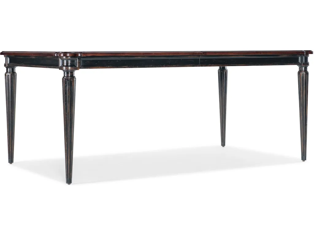 Charleston Rectangle Leg Dining Table w-2-22in leaves