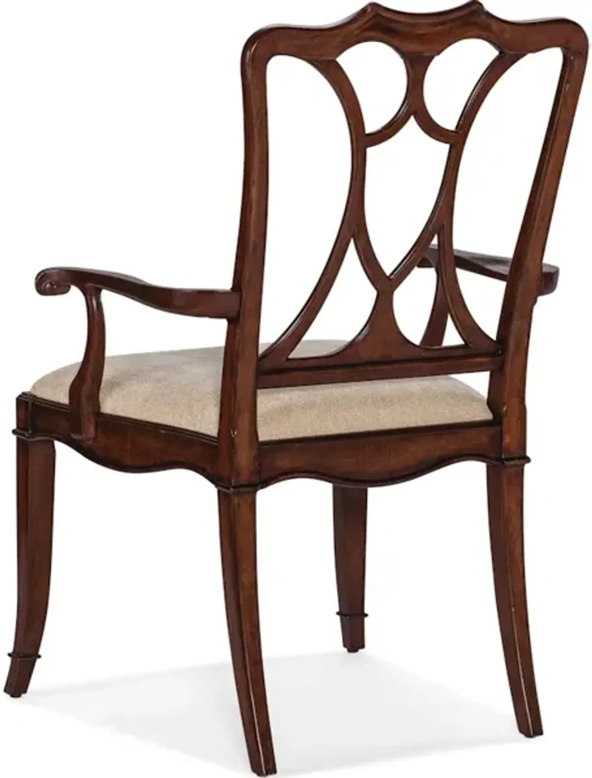 Charleston Upholstered Seat Arm Chair-2 per carton/price ea