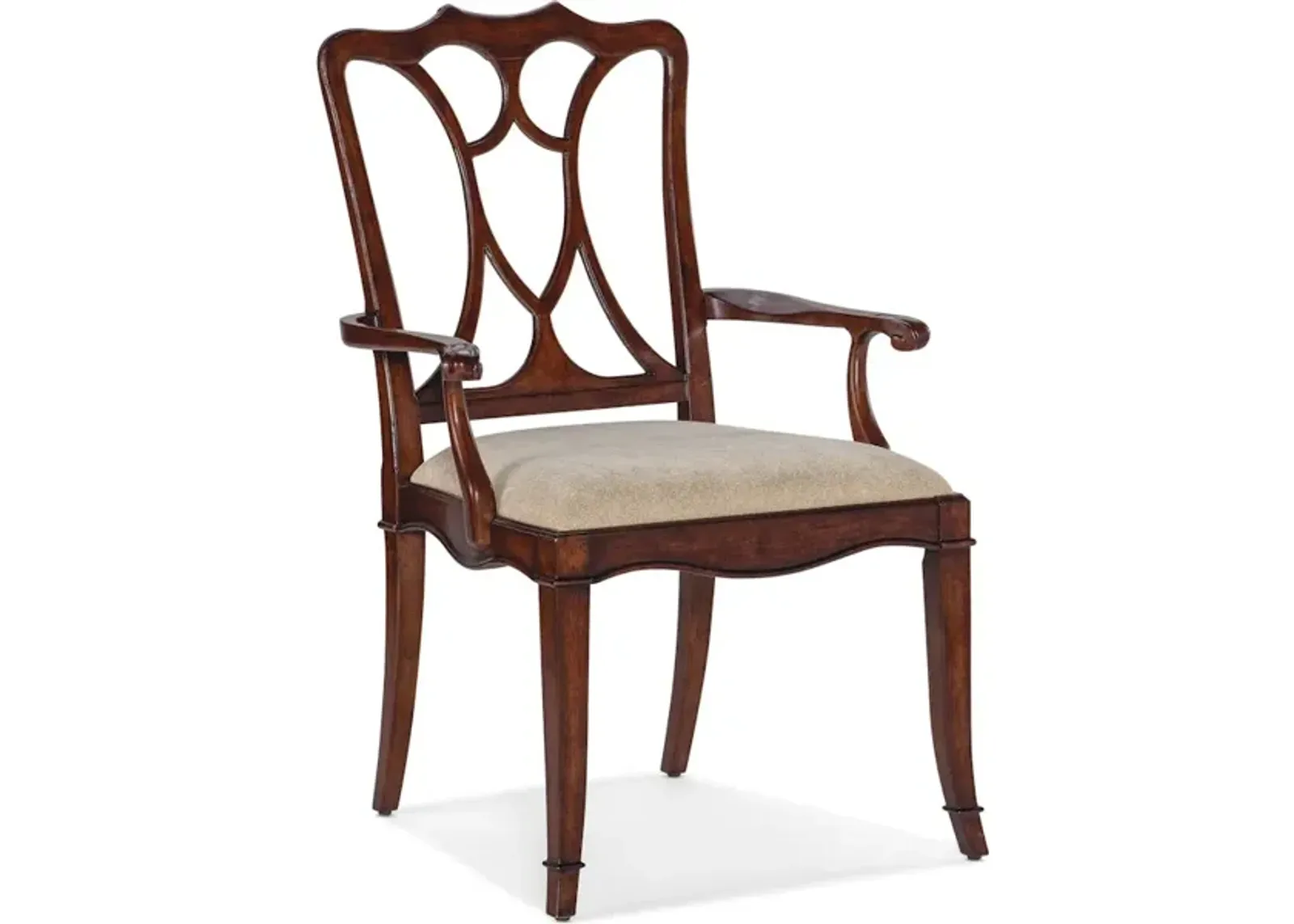 Charleston Upholstered Seat Arm Chair-2 per carton/price ea