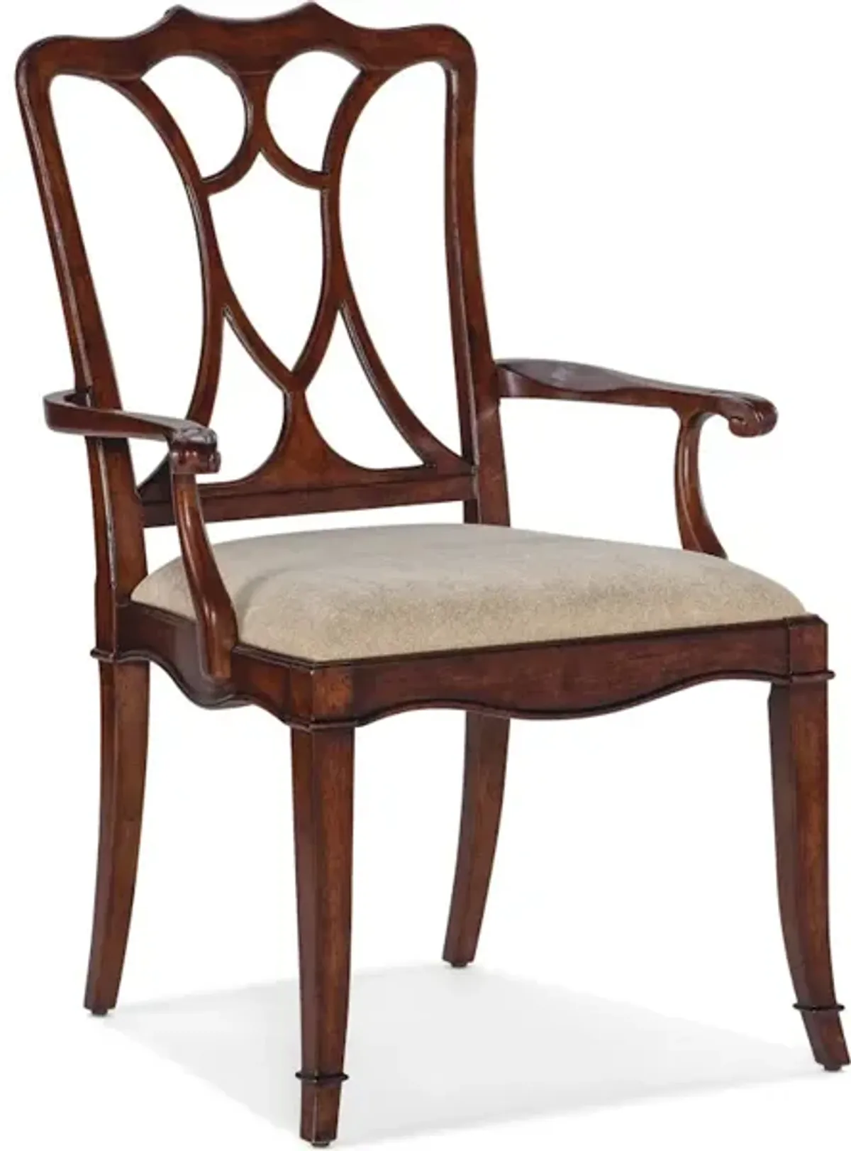 Charleston Upholstered Seat Arm Chair-2 per carton/price ea