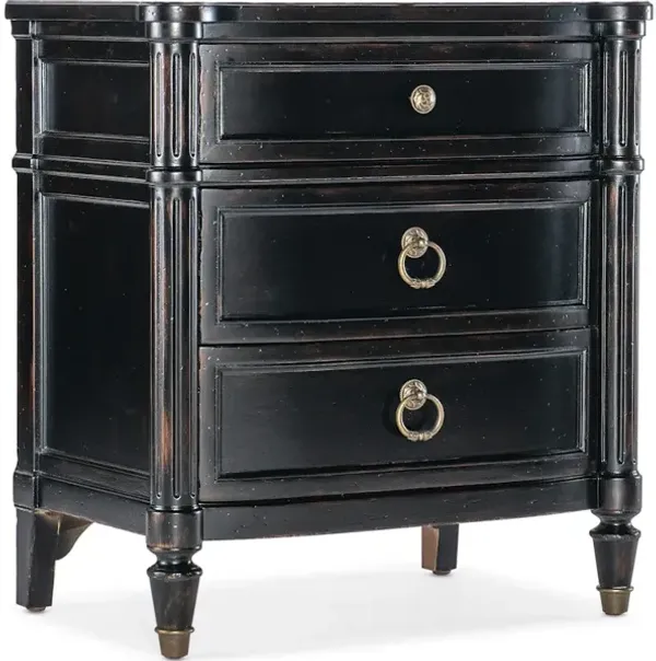 Charleston Three-Drawer Nightstand