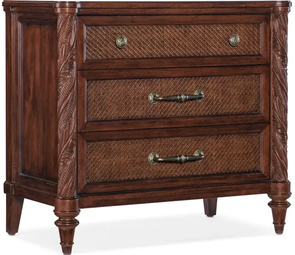 Charleston Three-Drawer Nightstand