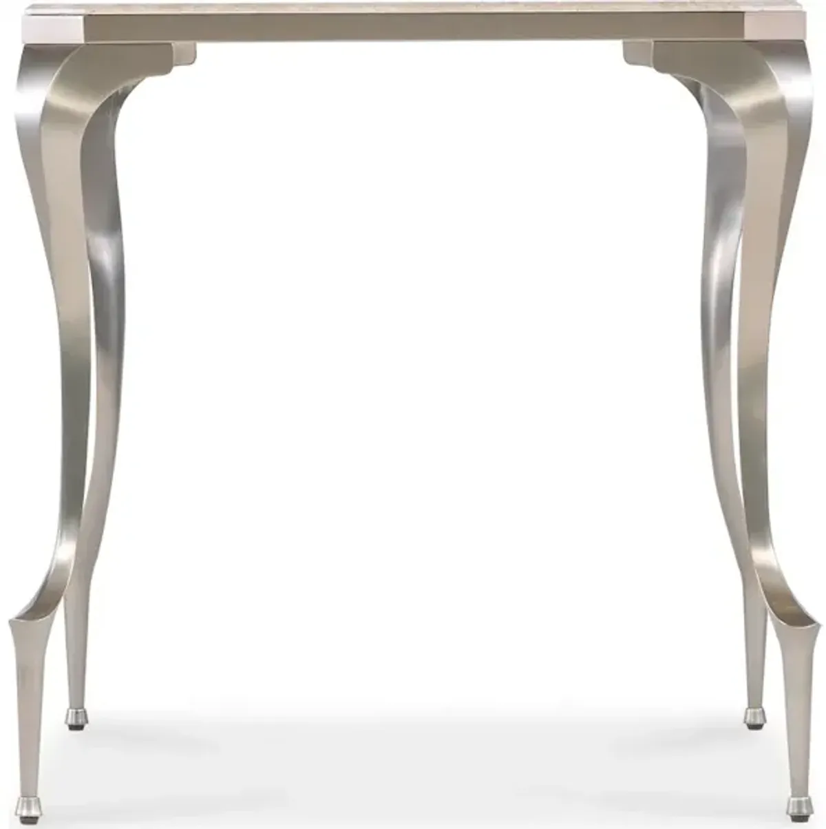 Bella Donna Rectangle Stone Top End Table