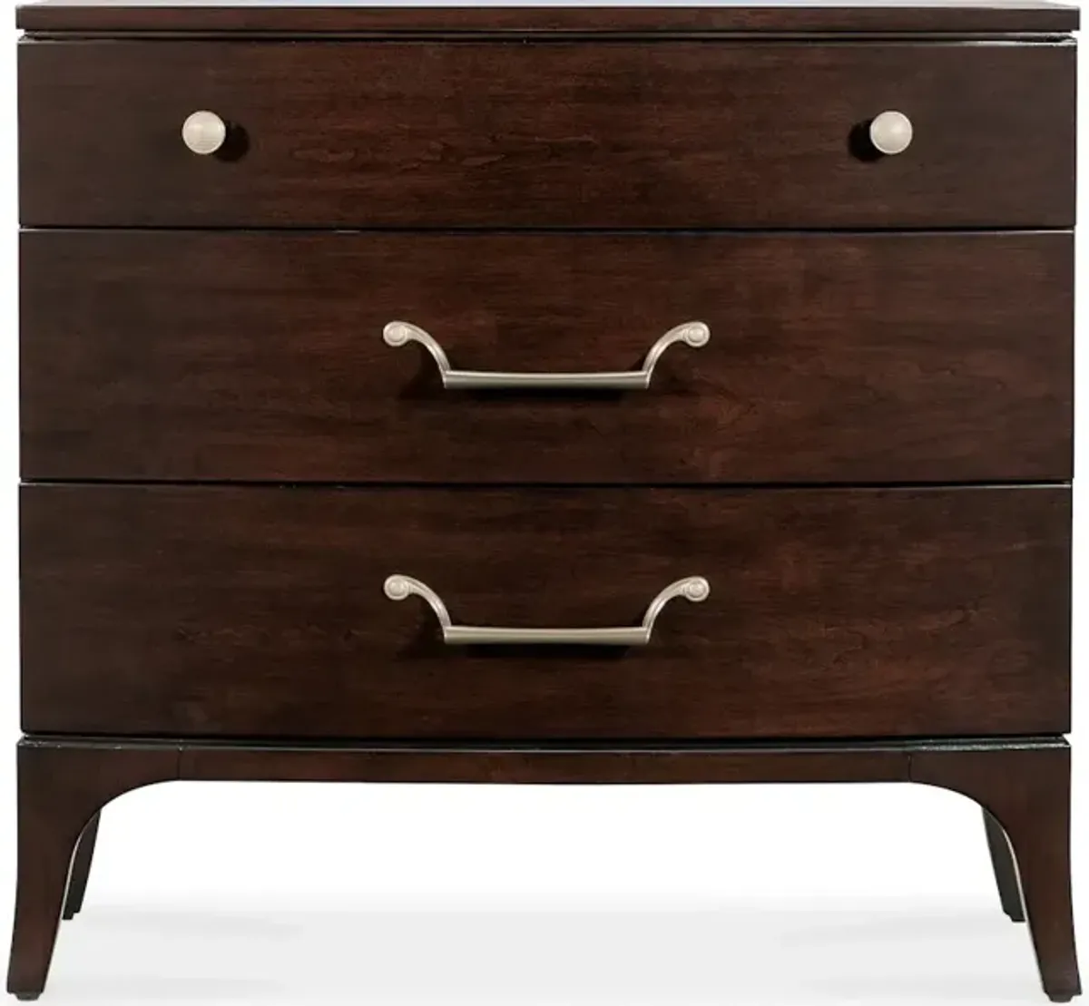 Bella Donna Three-Drawer Nightstand