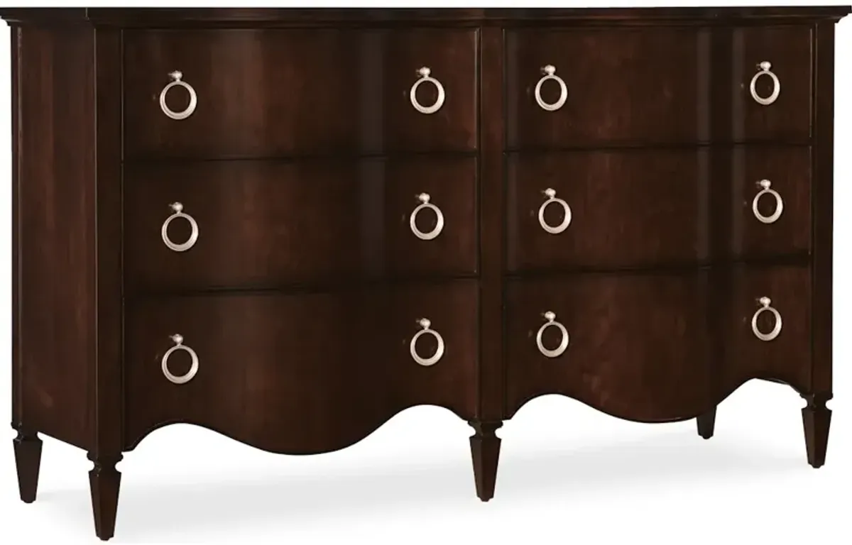 Bella Donna Six-Drawer Dresser