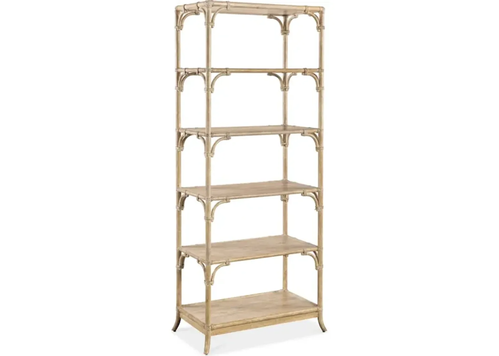 Retreat Pole Rattan Bookcase