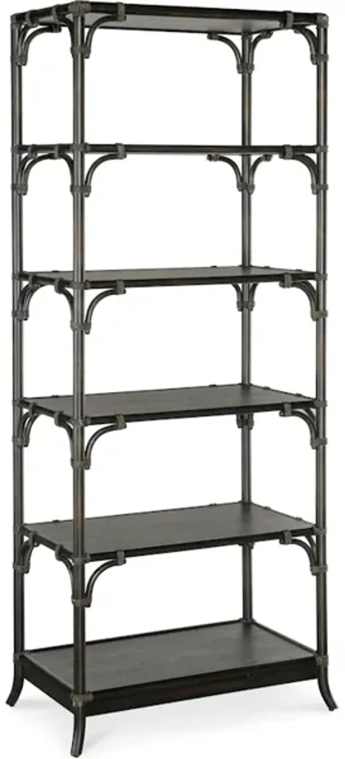 Retreat Pole Rattan Bookcase