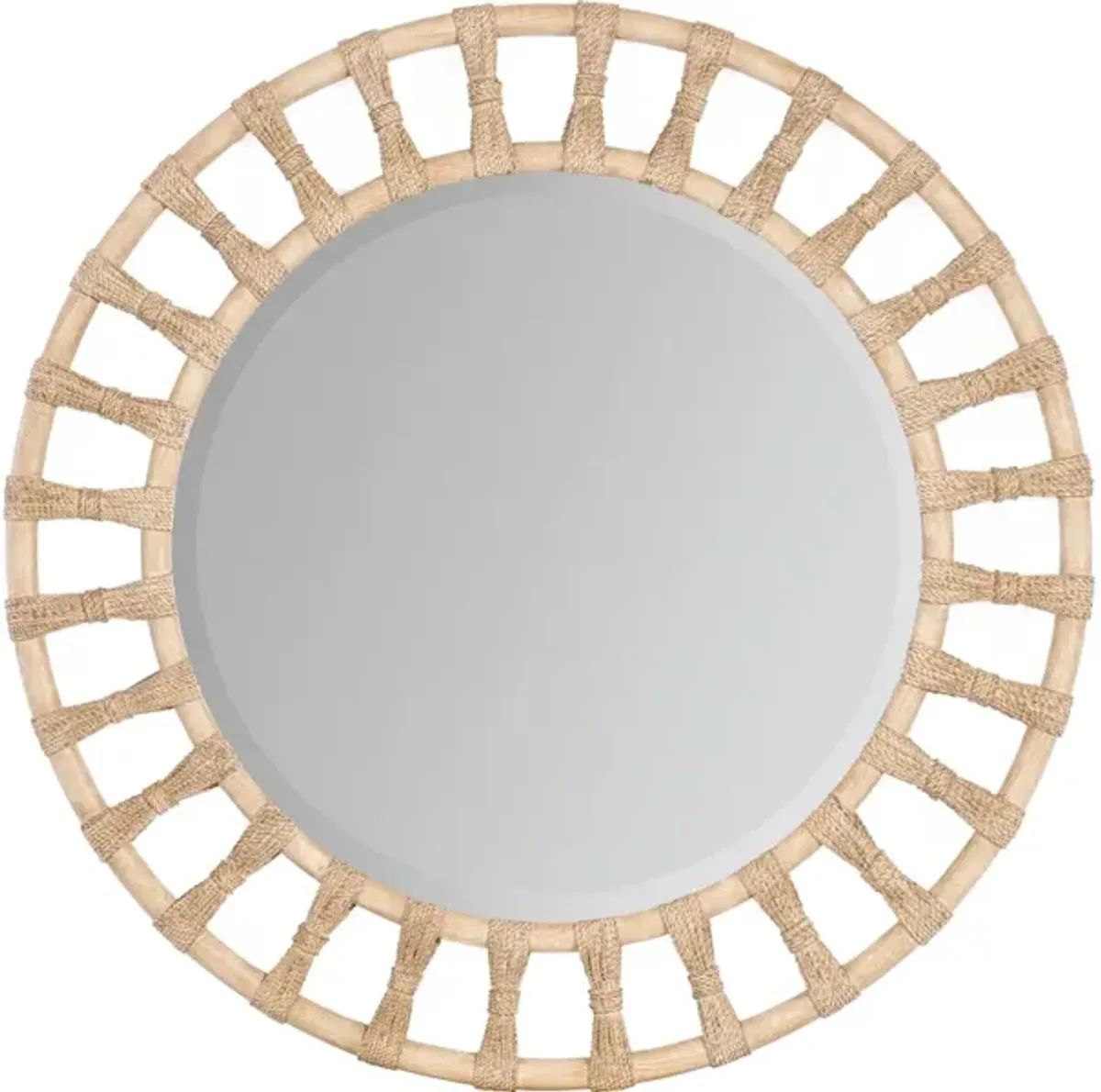 Retreat Pole Rattan Accent Mirror