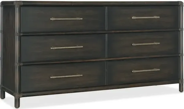 Retreat Pole Rattan Dresser