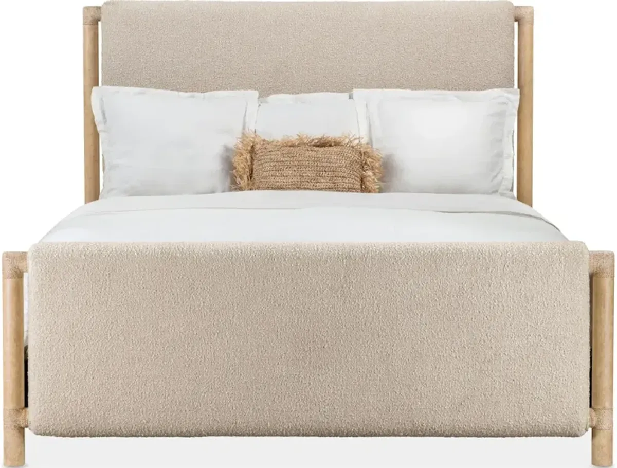 Retreat King Upholstered Panel Bed