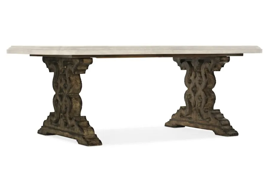 La Grange Le Vieux Pedestal Dining Table Base