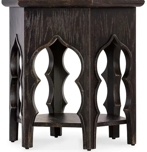 Americana Hexagon End Table