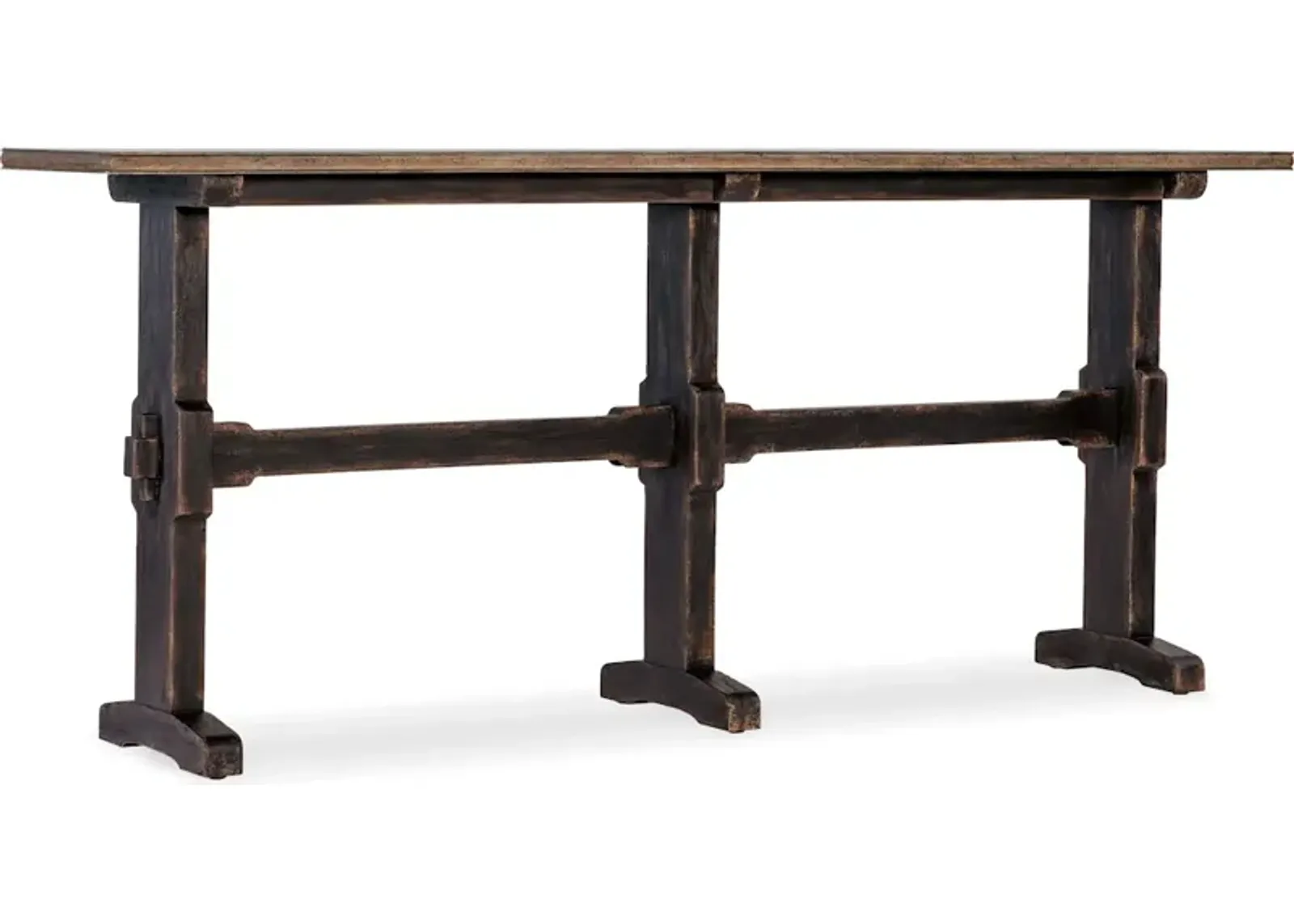 Americana Trestle Console Table