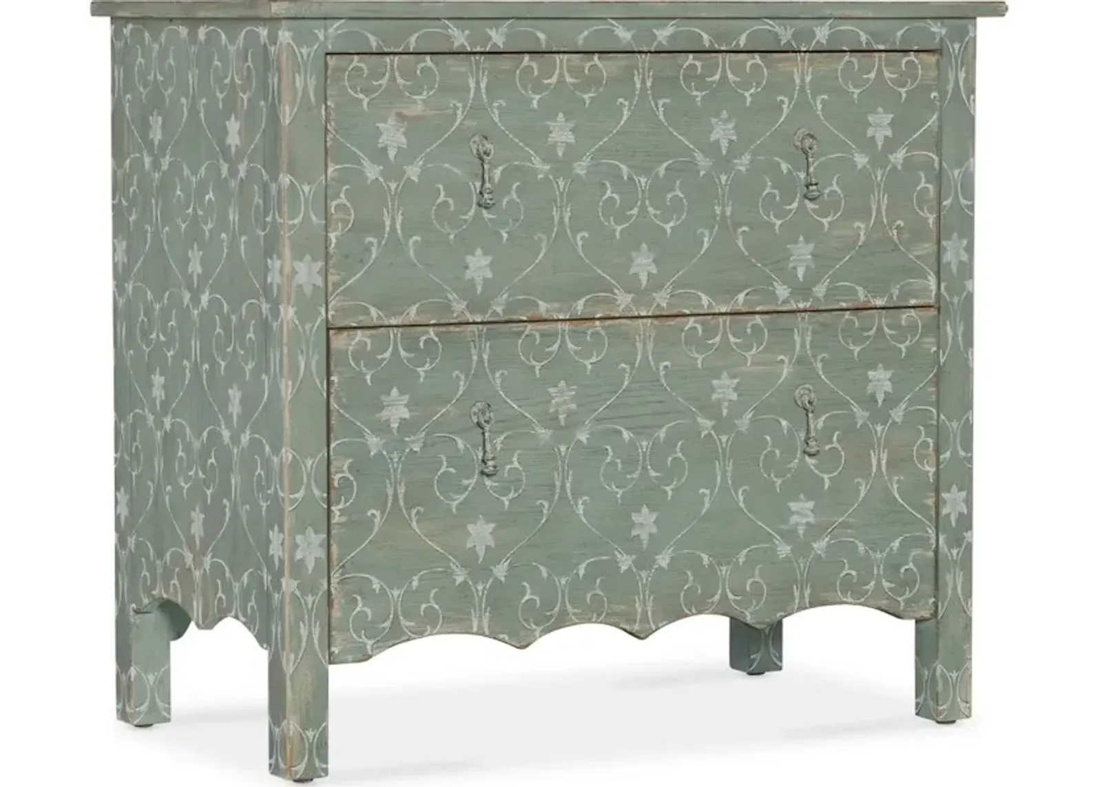 Americana Two-Drawer Accent Chest