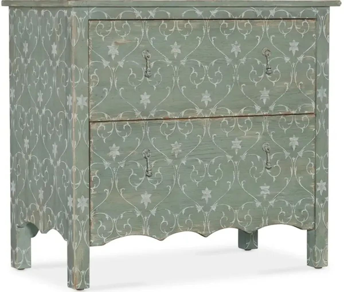 Americana Two-Drawer Accent Chest