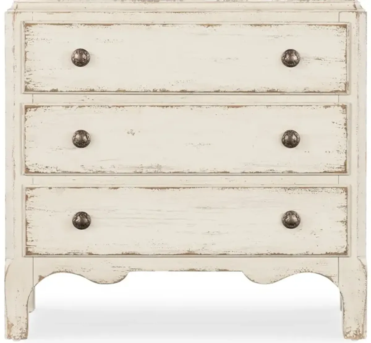 Americana Three-Drawer Nightstand