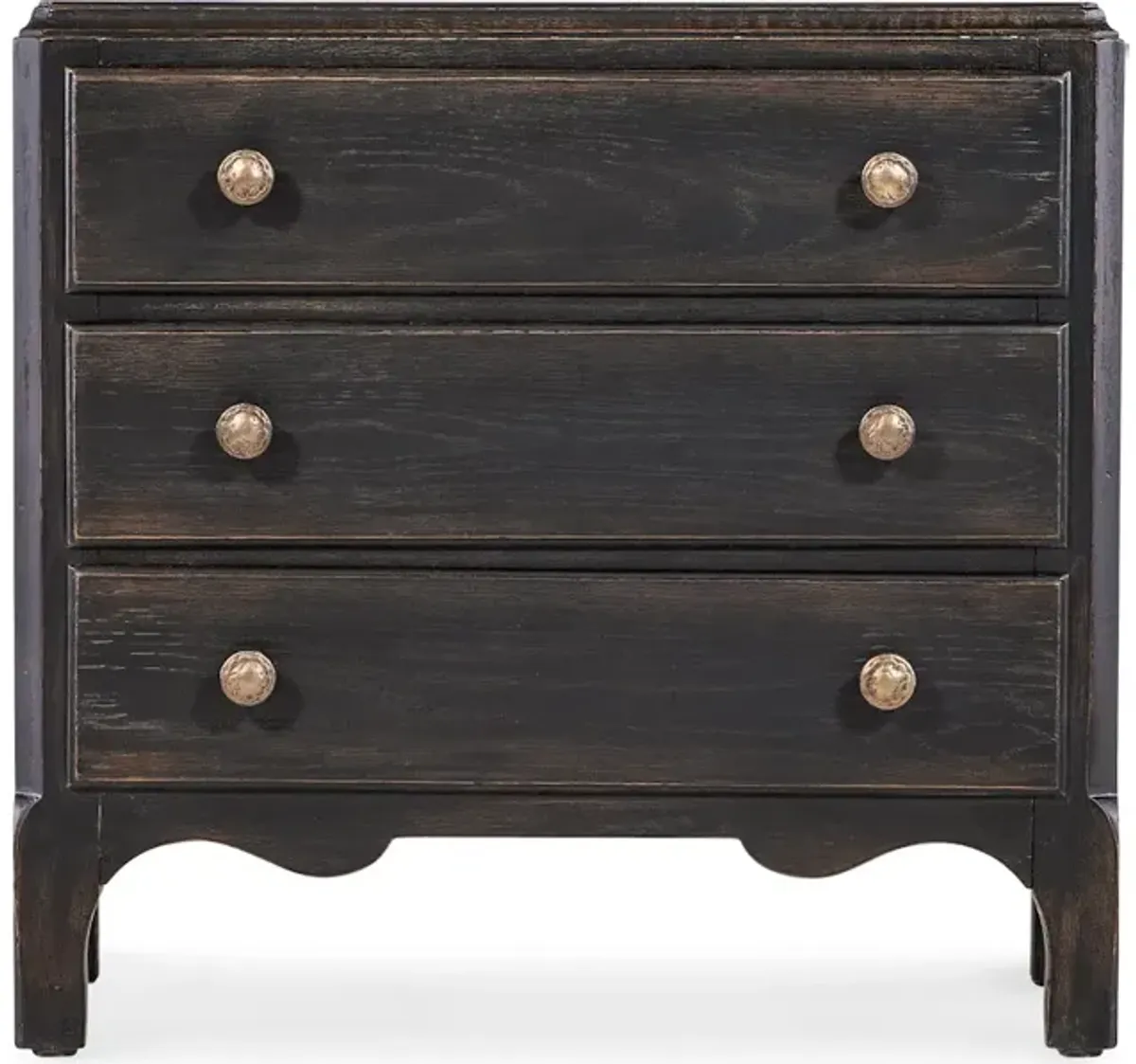 Americana Three-Drawer Nightstand