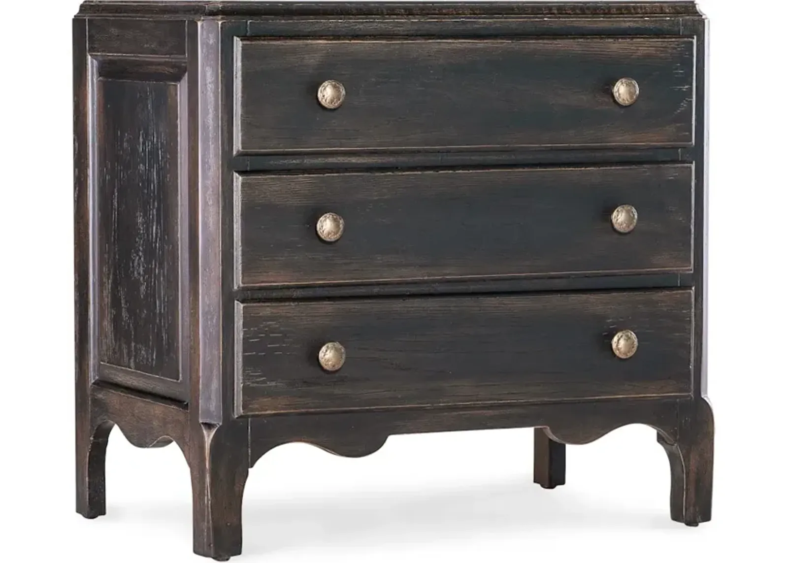 Americana Three-Drawer Nightstand