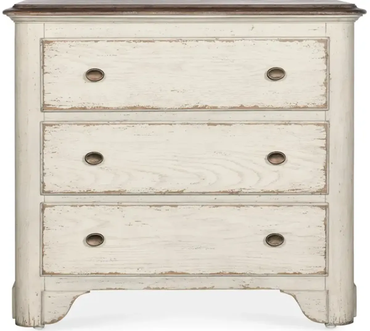 Americana Three-Drawer Nightstand