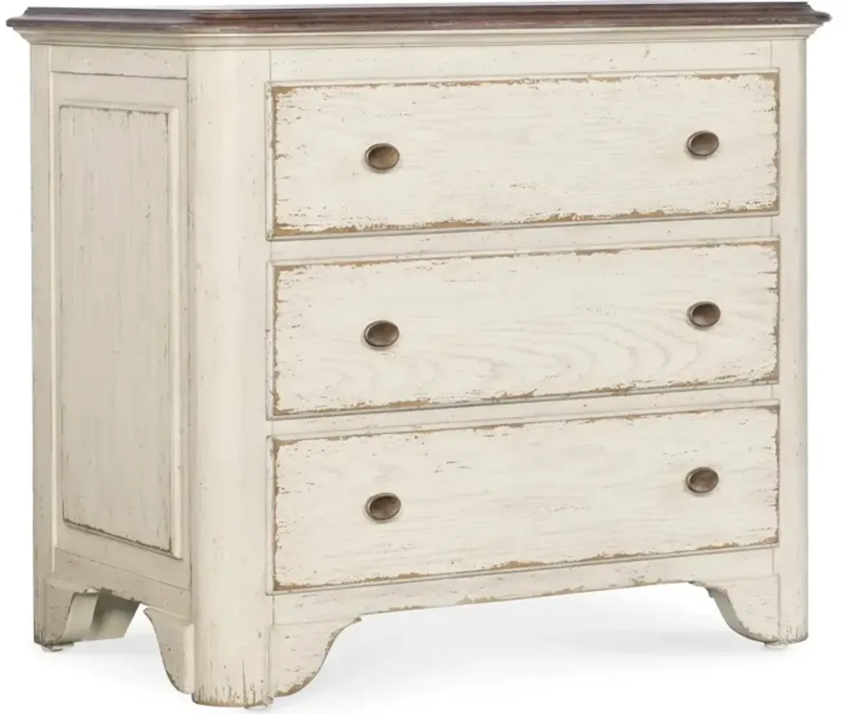 Americana Three-Drawer Nightstand