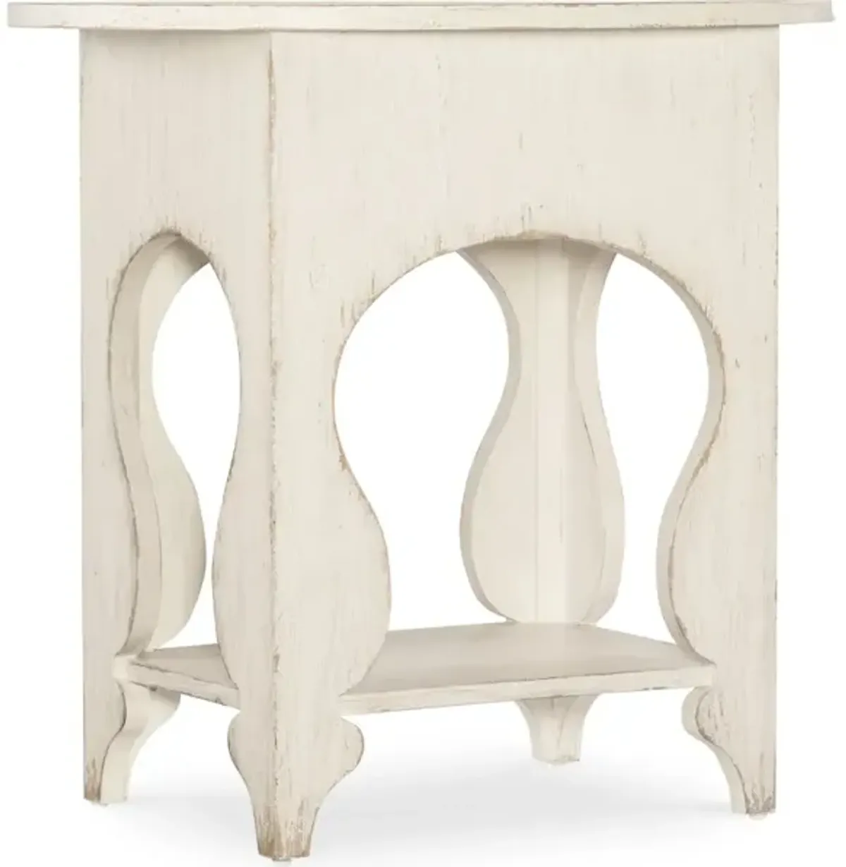 Americana One-Drawer Oval Nightstand