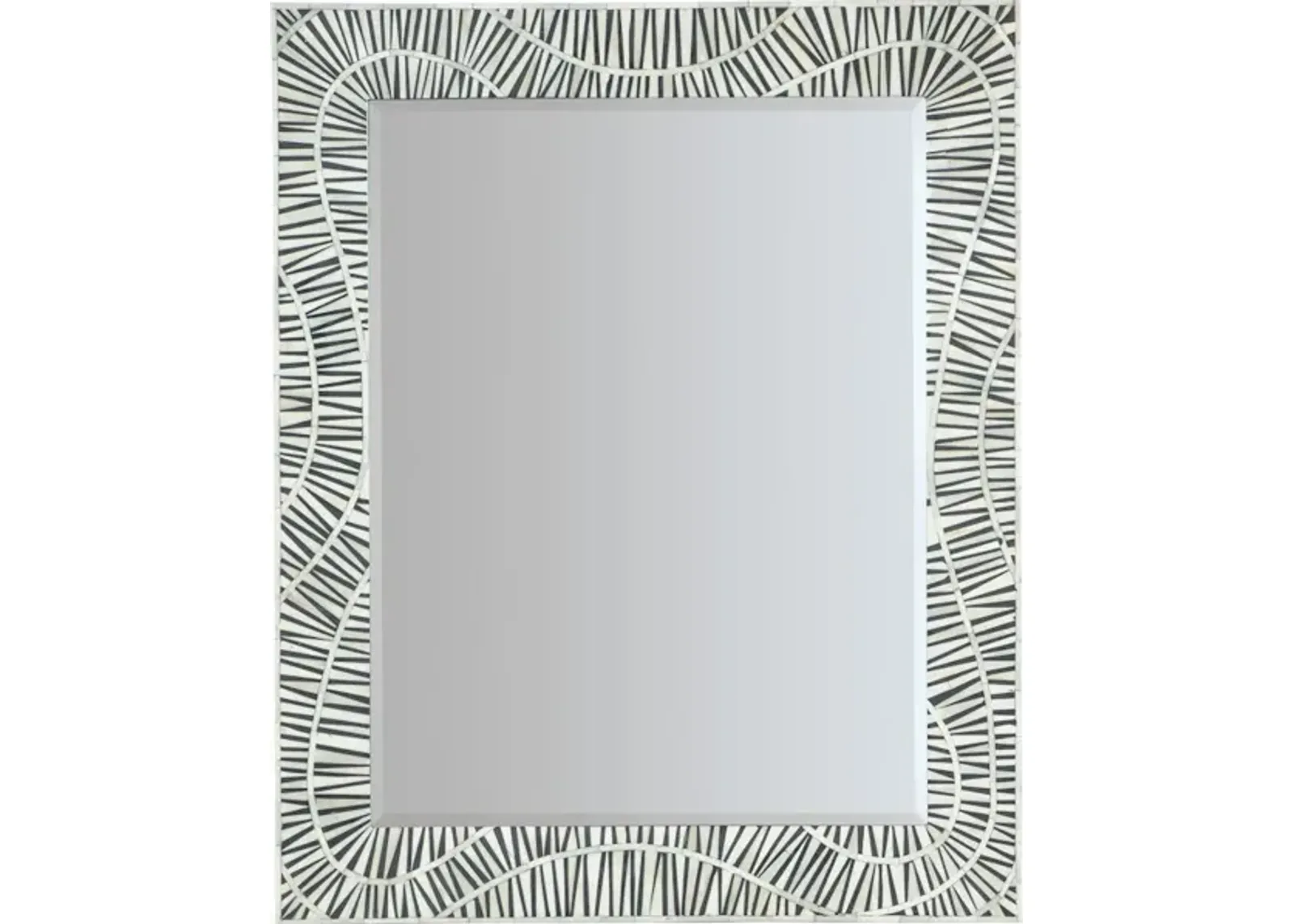 Commerce and Market Tiger Tooth Vertical Mirror