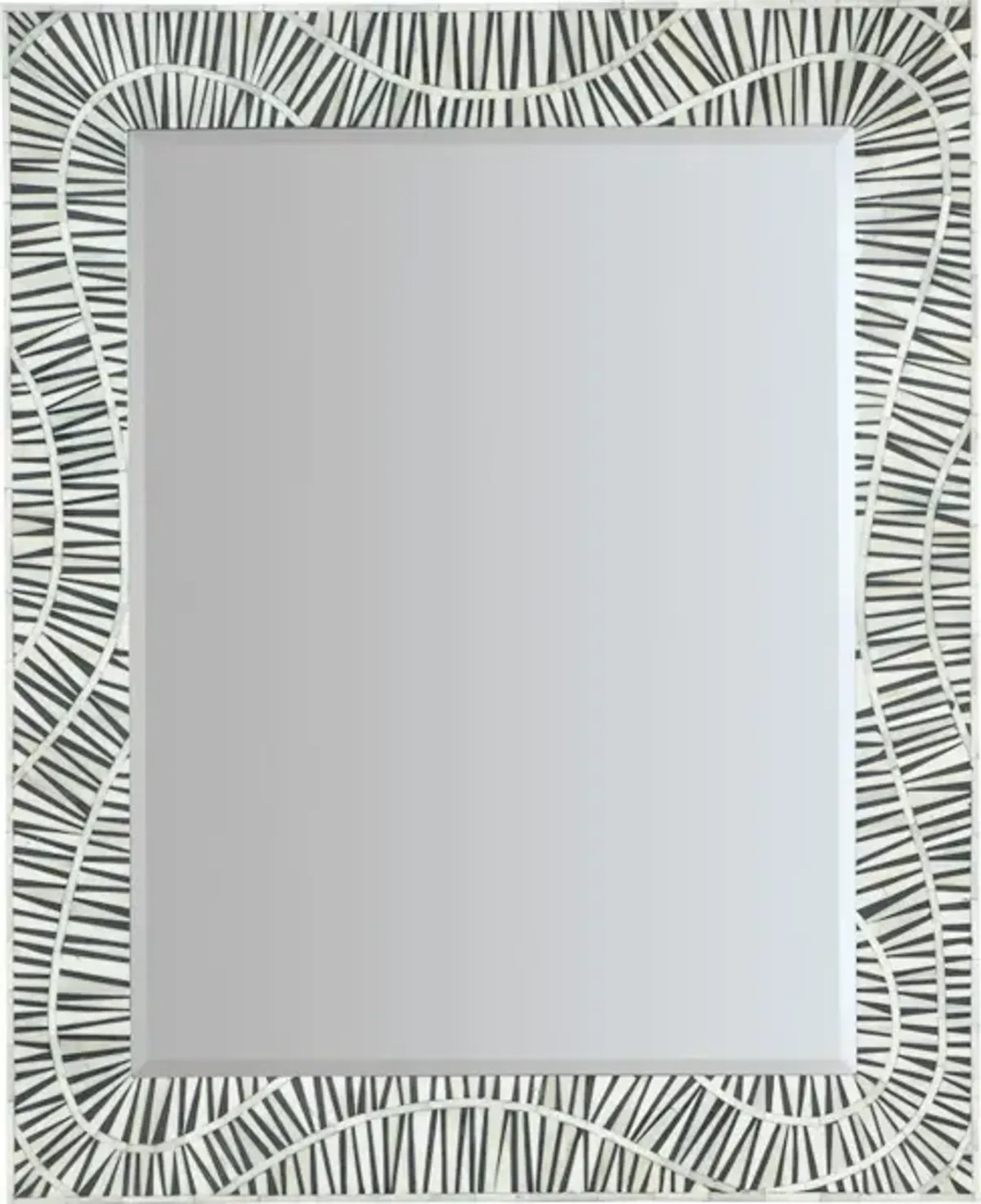 Commerce and Market Tiger Tooth Vertical Mirror