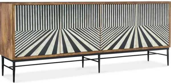 Commerce and Market Linear Perspective Credenza