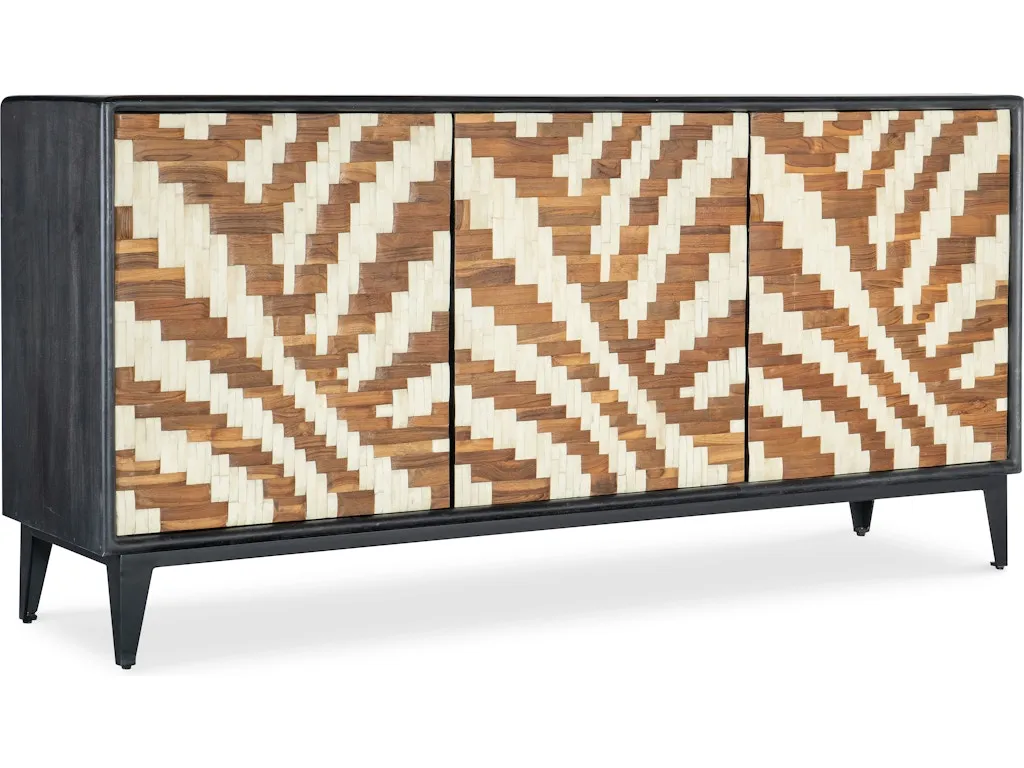 Commerce and Market Entwined Credenza