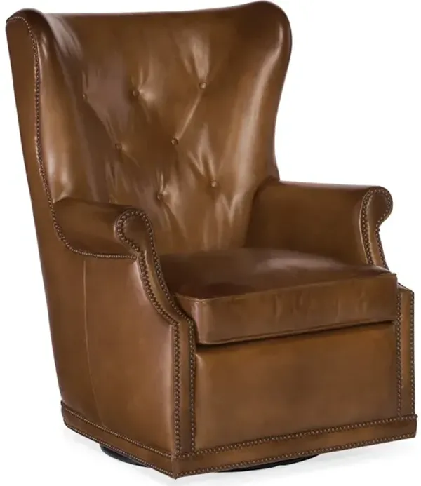 Maya Wing Swivel Club Chair